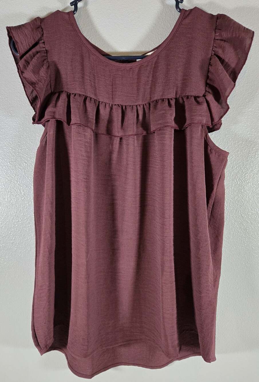 P.S. Kate Women's Brown Blouse Size L